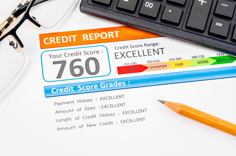 Credit score report